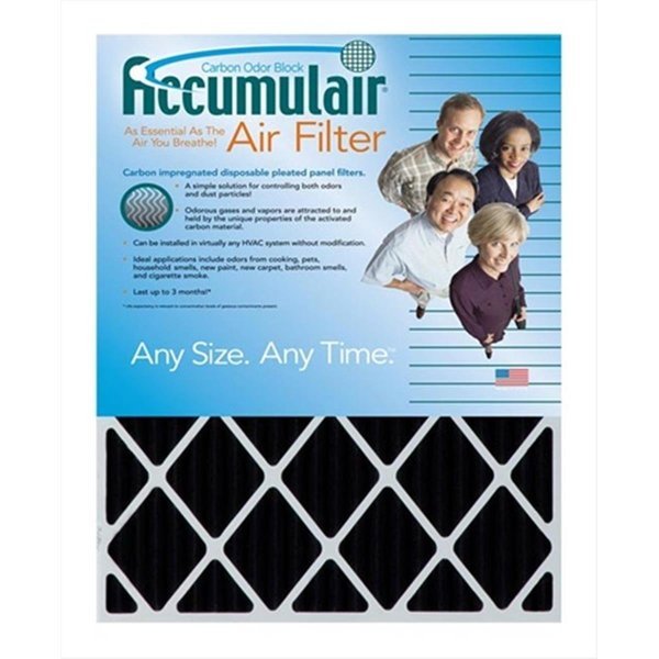 Accumulair FO14X30X4 Carbon Odor Block 4 In. Filter;  Pack of 2, Accumulair, Mfr#: FO14X30X4